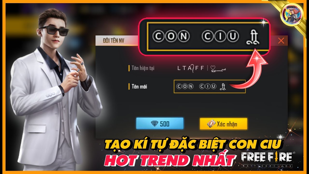 [Free Fire] Hướng Dẫn Tạo Kí Tự Đặc Biệt Con Ciu – Hot Trend Nhất Hiện Nay | GC SKYLER